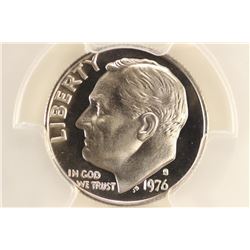 1976-S ROOSEVELT DIME PCGS PR69 DCAM