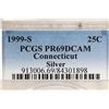 Image 3 : 1999-S SILVER CONNECTICUT QUARTER PCGS PR69 DCAM