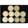 Image 1 : 10 ASSORTED 1957-1967 MEXICO .100 SILVER PESOS
