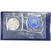 Image 1 : 1971-S  IKE SILVER DOLLAR UNCIRCULATED (BLUE PACK)