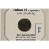 Image 3 : 360-363 A.D. JULIAN II ANCIENT COIN (APOSTATE) VF