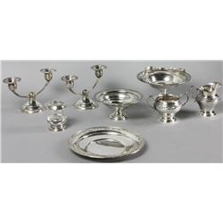 Group of Eight Sterling Silver Pieces