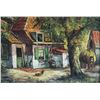 Image 3 : Piet V Beck Village Scenes Oil on Canvas