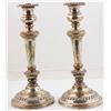 Image 3 : Pair of 18th C. Sheffield Silverplate Candlesticks