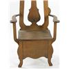 Image 2 : Oak Hall Chair with Mirror and Storage Seat
