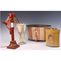 Four Pieces of Toleware