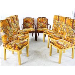 Set of Eight CA1960s Upholstered Chairs