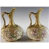 Image 1 : Pair of Bonn Decorated Porcelain Ewers