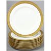 Image 1 : Set of Ten Wedgwood Gold Banded Plates