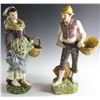 Image 1 : Pair of 19th C Italian Faience Peasant Figures