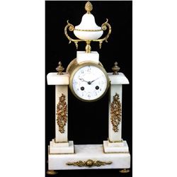 19th Century French Marble Clock