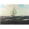 Image 2 : Paul Dunbar, Sailing Ship, Oil on Canvas Board