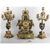 Image 1 : Italian Bronze and Marble Garniture Set
