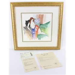 Itzchak Tarkay, Eleanor Reclines, Serigraph