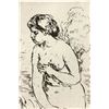 Image 3 : Renoir, Baigneuse Debout a mi-jambes, Etching on Laid