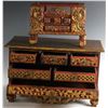 Image 2 : Chinese Carved Table top Altar on Chest
