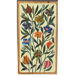 Gabriel Alix Oil on Masonite Flowers