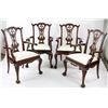 Image 1 : Four Maitland Smith Mahogany Armchairs