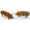 Image 4 : Two Large Cast Iron Pigs