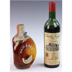 1964 Chateau Lafitte, Haig and Haig Whiskey