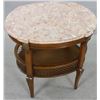 Image 5 : French Transitional Oval Marble Top Table