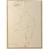 Image 2 : Umberto Romano, Nude, Brown Ink Drawing