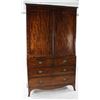 Image 1 : Early 19th C Hepplewhite Linen Press