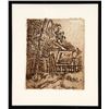 Image 2 : After Cezanne, Paysage a Auvers, Sepia Etching