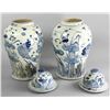 Image 8 : Pair of Chinese Porcelain Temple Jars
