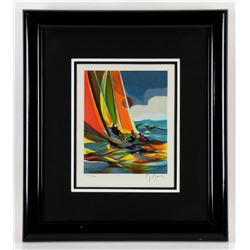 Marcel Mouly, Petits Pecheurs, Lithograph