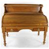 Image 1 : French Louis Phillipe Oak Roll Top Desk