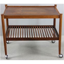 Danish Mid Century Rolling Bar/Tea Cart