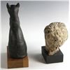 Image 3 : Classical Roman Head and Cat Sculptures