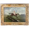 Image 1 : Late 19thC Portrait of Horse Jumping