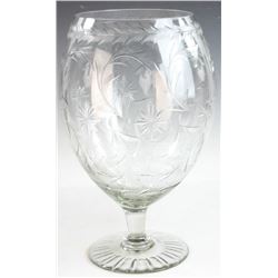 Fine Cut Crystal Vase with Unusual Form