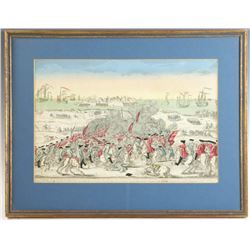 18thC Antique Red Coats French Print