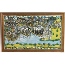 Primitive Painting on Cloth