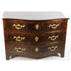Image 1 : Austrian Rococo Walnut Three Drawer Chest