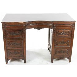 Louis XVI Style Parquetry Inlaid Desk