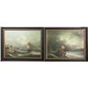 Image 1 : Two Antique Dutch Seascape Paintings