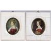 Image 1 : Two Miniature Portraits of Ladies, Signed
