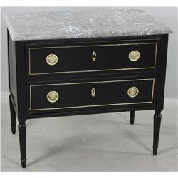 Louis XVI Period Marble Top Chest