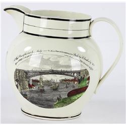 Early English Sunderland Pitcher, Wearmouth Bridge