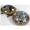 Image 1 : Pair of Glazed Studio Art Pottery Pieces