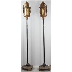 Pair of 19thC Italian Torchiere Lamps