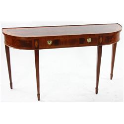 Fine Hekman Demilune Table