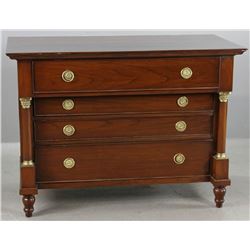 French Empire Style Four Drawer Chest