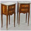 Image 3 : Pair of French Transitional Bedside Chests