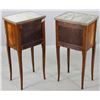 Image 7 : Pair of French Transitional Bedside Chests