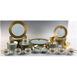 Hand Painted China with Gold Trim